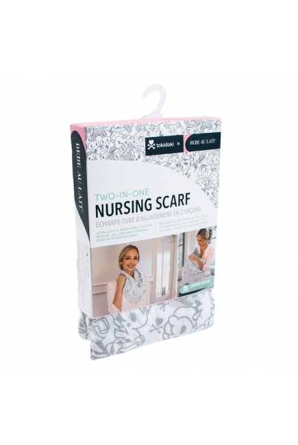 Накидка для кормления - милкснуд муслиновый Bebe Au Lait, Metropolitan