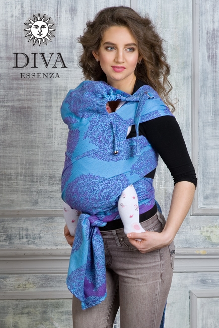 Май-слинг для новорожденных Diva Essenza, Celeste с бамбуком