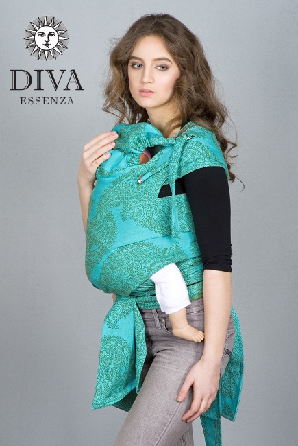 Май-слинг для новорожденных Diva Essenza, Menta с бамбуком