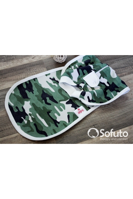 Пеленка-кокон для новорожденных утепленная, Military