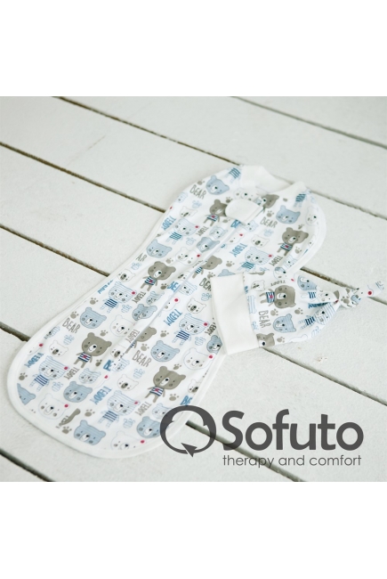 Пеленка-кокон для новорожденных трикотажная, Teddy