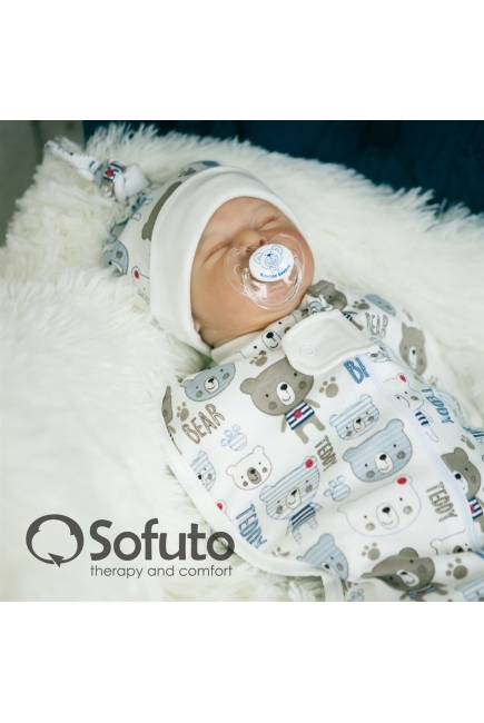 Пеленка-кокон для новорожденных трикотажная, Teddy