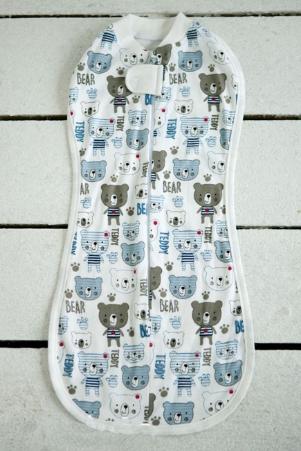 Пеленка-кокон для новорожденных трикотажная, Teddy