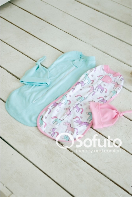 Комплект пеленок-коконов для новорожденных, Tiffany