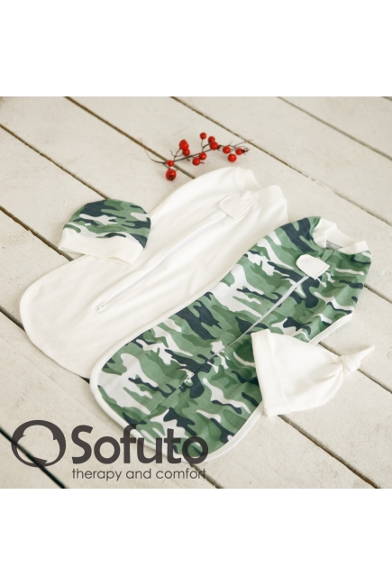 Комплект пеленок-коконов утепленный, Military