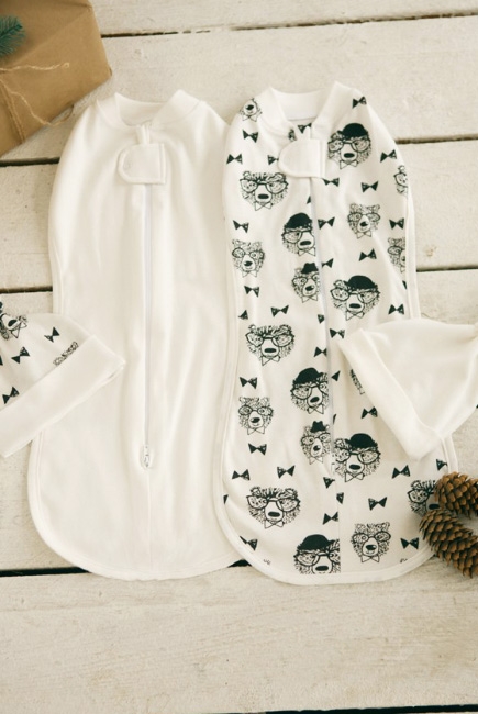 Комплект пеленок-коконов для новорожденных, Bears