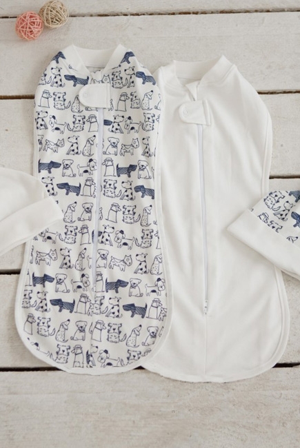 Комплект пеленок-коконов для новорожденных, Dogs