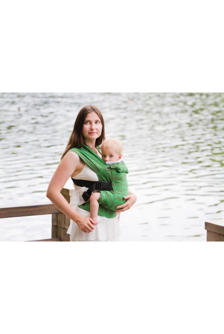 Эрго-рюкзак Karaush шарфовый с бамбуком, Forest