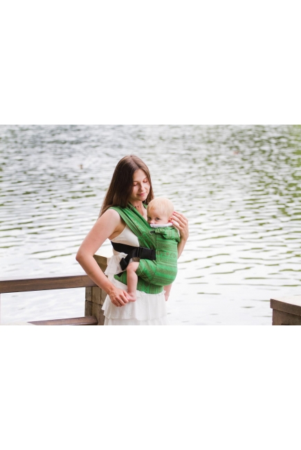 Эрго-рюкзак Karaush шарфовый с бамбуком, Forest