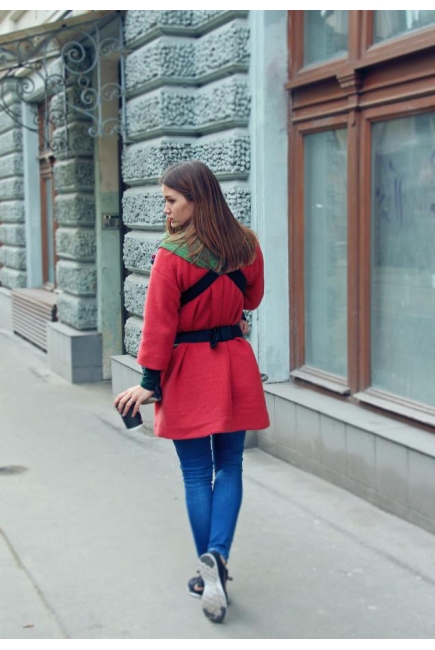 Эрго рюкзак шарфовый с бамбуком Karaush растущий, Forest