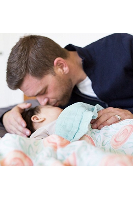 Муслиновое одеяло с бамбуком Bebe au Lait, Fresco and Lagoon