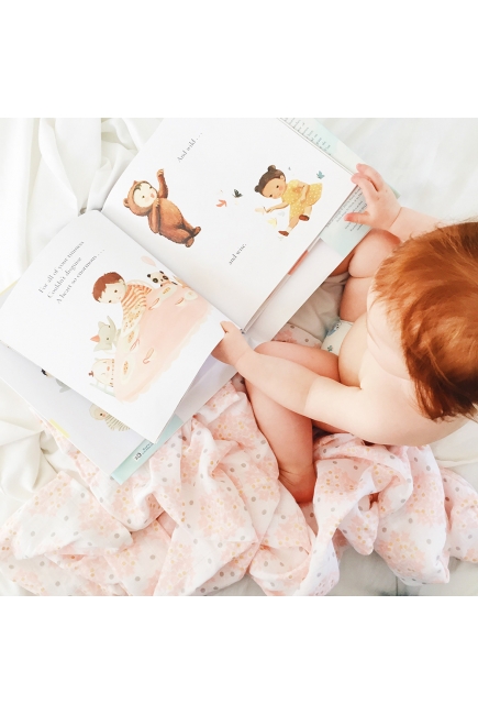 Муслиновые пеленки для новорожденного SwaddleDesigns большие, набор 4, Heavenly Floral Shimmer