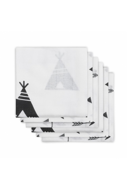 Муслиновые пеленки для новорожденных Jollein средние, Indians