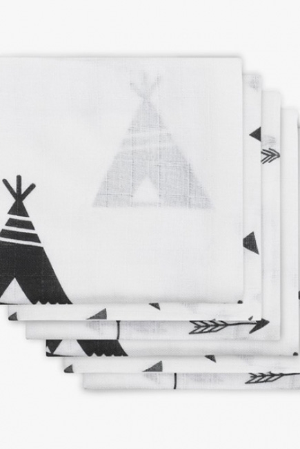 Муслиновые пеленки для новорожденных Jollein средние, Indians