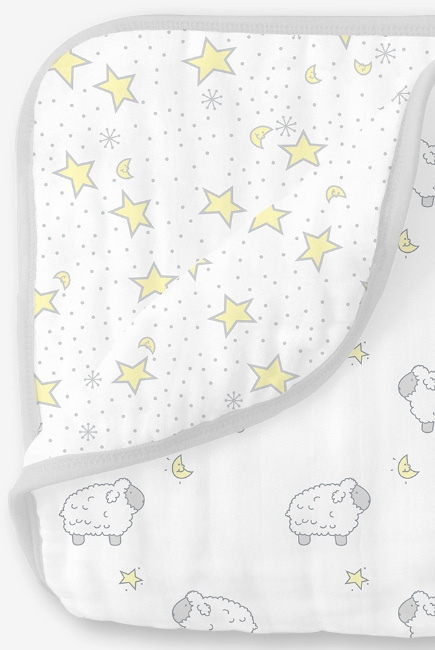 Одеяло муслиновое SwaddleDesigns, Little Lambs & Twinkle Sterling