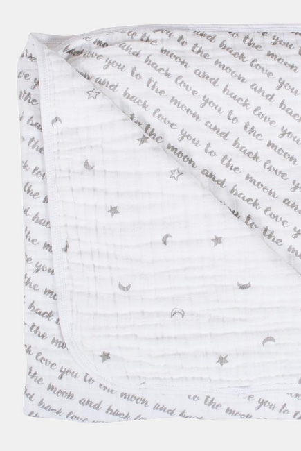 Муслиновое одеяло Bebe au Lait, Love and Luna