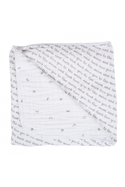 Муслиновое одеяло Bebe au Lait, Love and Luna