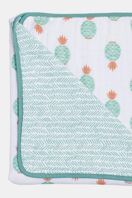 Муслиновое одеяло Bebe au Lait, цвет Oahu and Zig-Zag