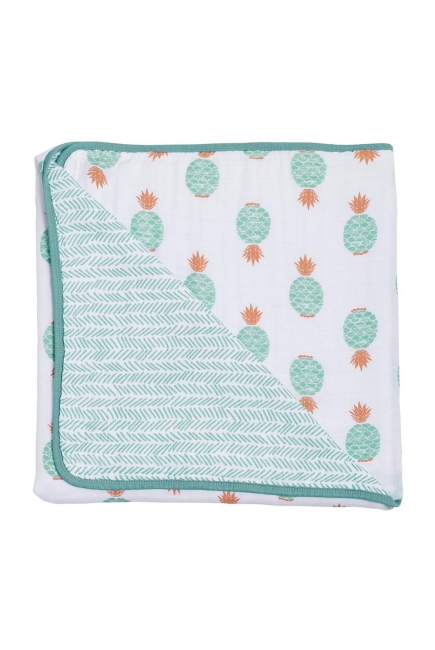 Муслиновое одеяло Bebe au Lait, цвет Oahu and Zig-Zag