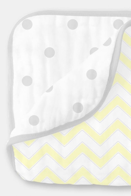 Одеяло муслиновое SwaddleDesigns, Pale Yellow Chevron