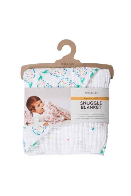 Одеяло муслиновое Bebe au Lait, Peacocks and Pansies