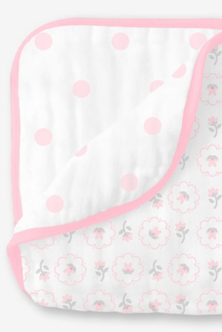 Муслиновое одеяло SwaddleDesigns, Pink Posies