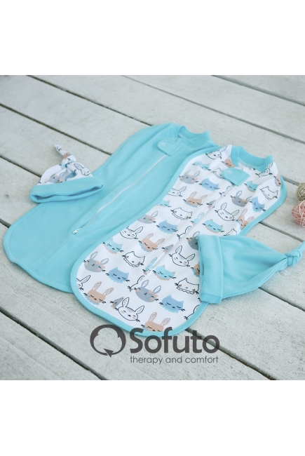 Комплект пеленок-коконов для новорожденных, Bunny