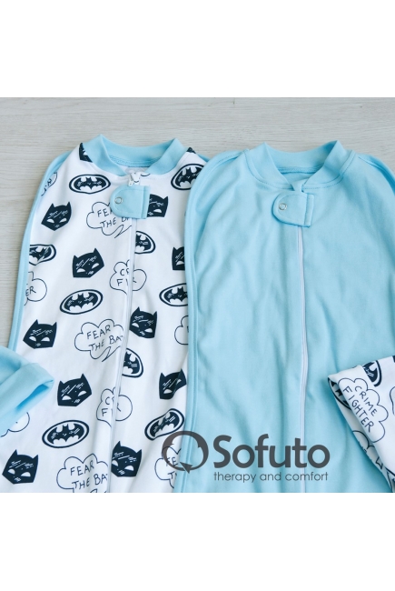 Детская пеленка-кокон трикотажная, Light Blue