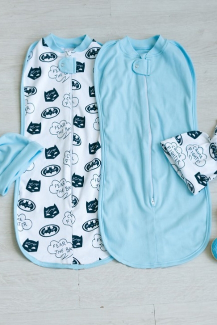 Комплект пеленок-коконов для новорожденных, Batman