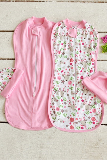 Комплект пеленок-коконов для новорожденных, Flowers