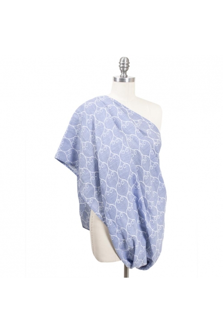 Накидка для кормления - милкснуд муслиновый Bebe Au Lait, Porta