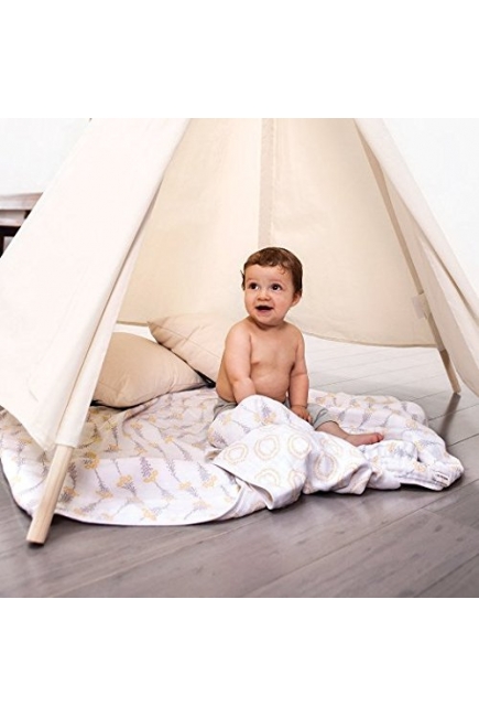 Муслиновое одеяло Bebe au Lait, Wildflower and Halo