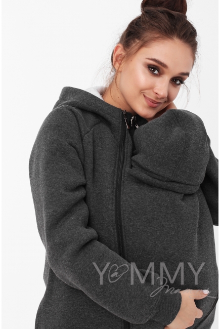 Слинготолстовка, темно-серый меланж