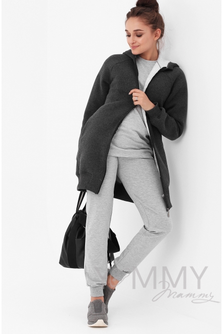 Слинготолстовка, темно-серый меланж