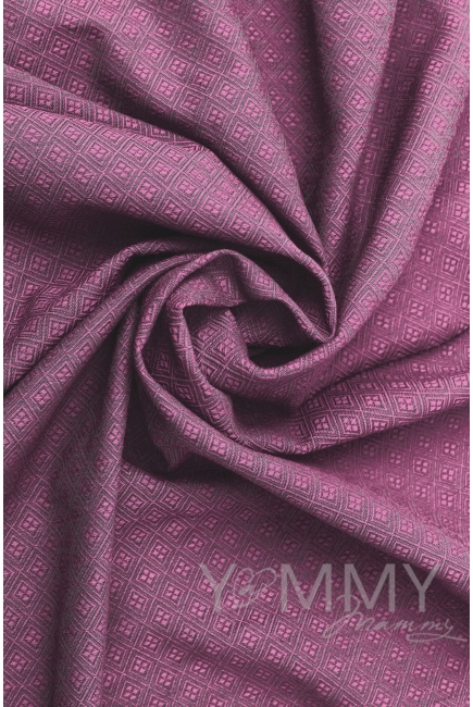 Слинг с кольцами YM, розовый/серый