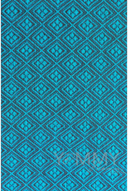 Слинг с кольцами YM, бирюза/серый