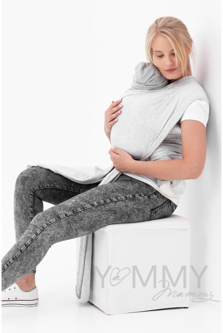 Слинг трикотажный, цвет серый меланж