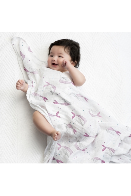 Муслиновые пеленки для новорожденных Aden Anais, большие, набор 2, Benita Bird