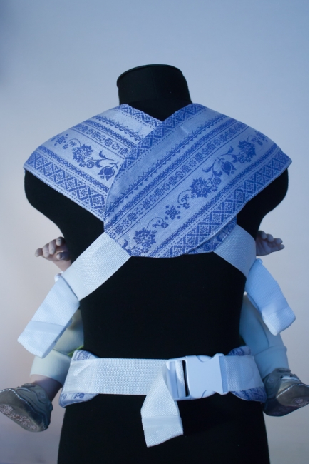 Эрго-рюкзак Karaush шарфовый с бамбуком растущий, Frost