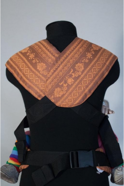 Эрго-рюкзак Карауш шарфовый с бамбуком растущий, Gerbera