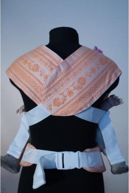 Эрго рюкзак шарфовый с бамбуком Karaush растущий, Orange