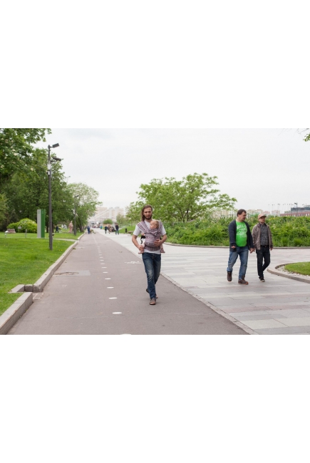 Эрго-рюкзак шарфовый с бамбуком Karaush растущий, Porto