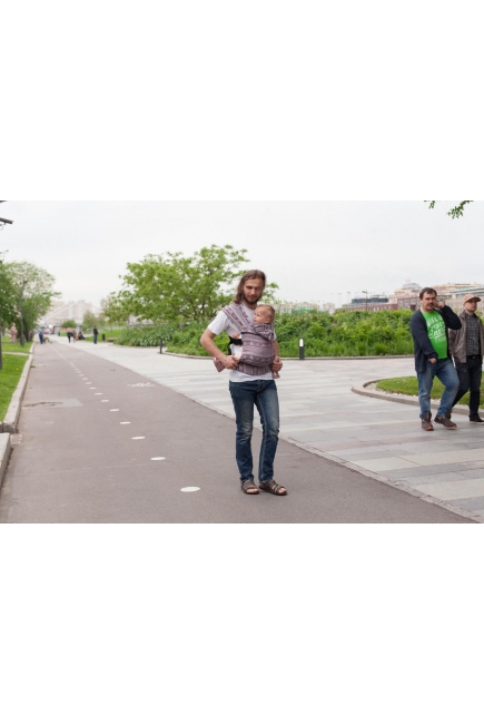 Эрго-рюкзак шарфовый с бамбуком Karaush растущий, Porto