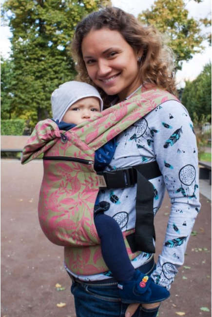 Эрго-рюкзак Karaush шарфовый растущий, Purple