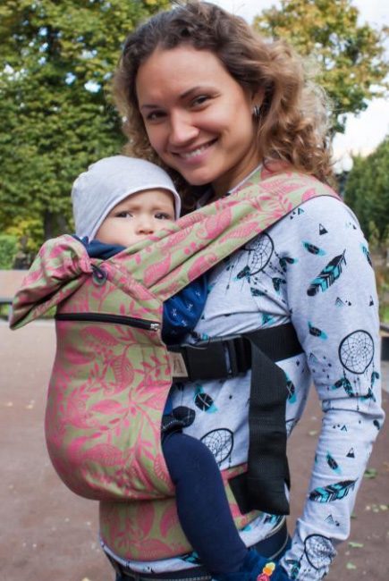 Эрго-рюкзак Karaush шарфовый растущий, Purple