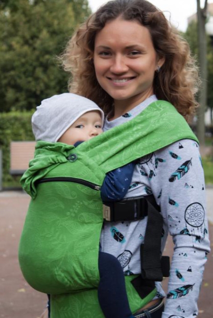 Эрго-рюкзак шарфовый Карауш растущий, Summer