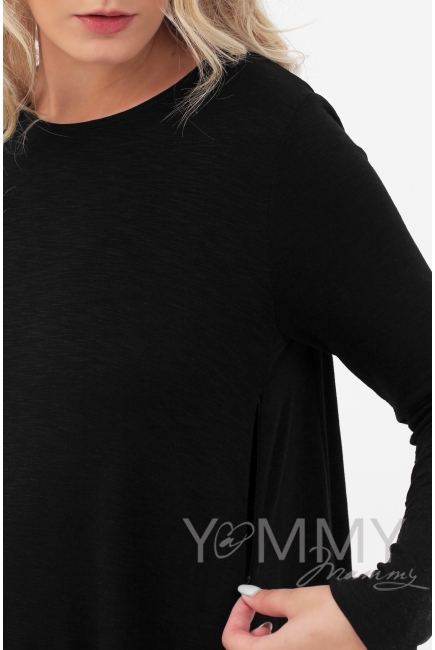 Туника для кормящих и беременных, цвет черный