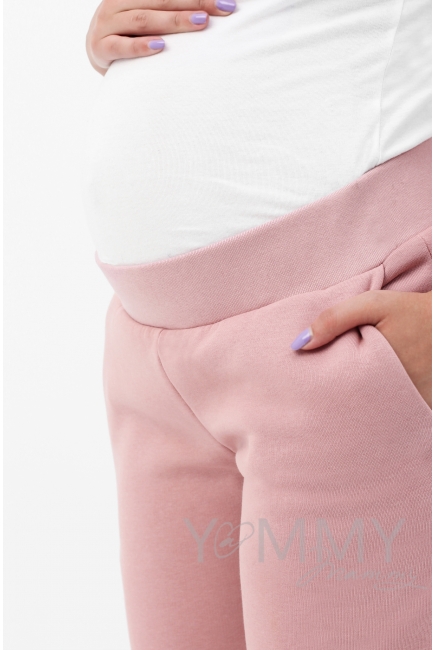 Костюм для кормящих и беременных утепленный, пудровый