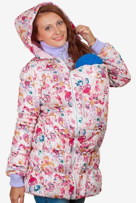 Слингокуртка демисезонная Debut, бутоны