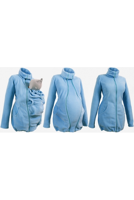 Флисовая слингокуртка и куртка для беременных, "млечный путь"